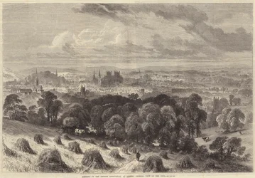 Bijeenkomst van de British Association in Exeter, Algemeen Zicht op de Stad